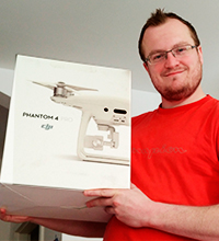 Dirk Rothberger, DJI Phantom 4 Pro Drohne